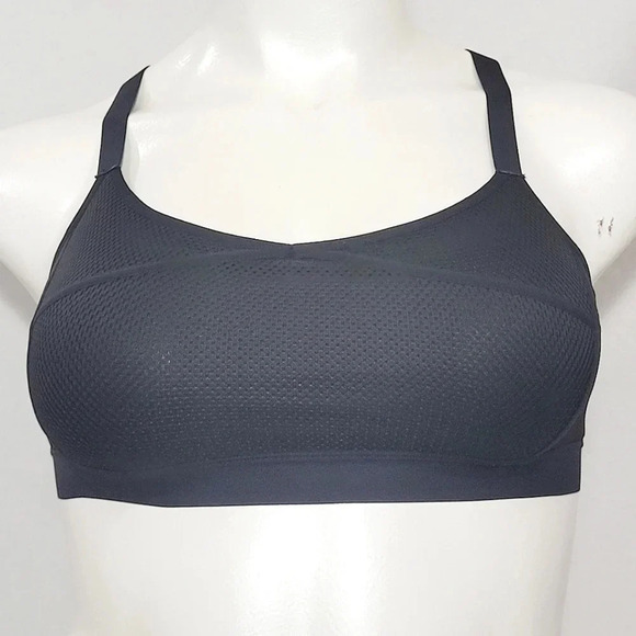 LARGE Champion C9 N9704 Mesh Cami Wire Free Sports Bra Black NWT New with Tag - Picture 1 of 7